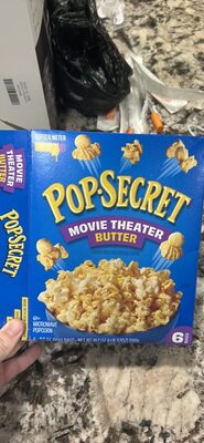 Pop Secret Microwave Popcorn, Movie Theater Butter Flavor, 3.2 Oz Sharing Bags, 6 Ct
