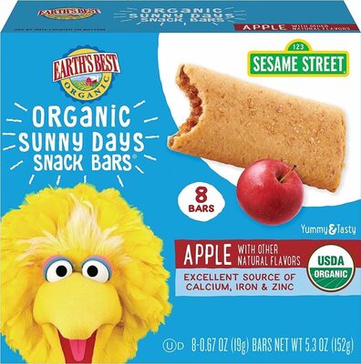 Apple Organic Sunny Days Snack Bars, Apple