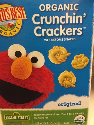 Original Organic Crunchin' Crackers Wholesome Snacks, Original