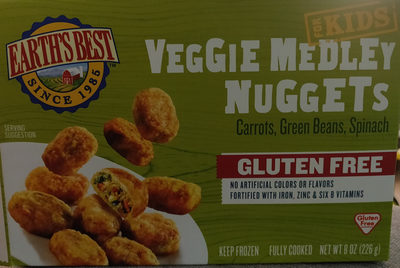 Veggie Medley Nuggets, Carrots, Green Beans, Spinach