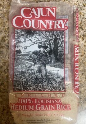 Enriched 100% Louisiana Medium Grain Rice