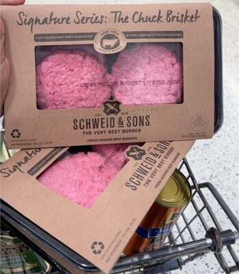 Fresh Ground Beef Burgers, Beef