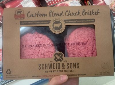 Cab Custom Blend: Chuck Brisket Burger Patty
