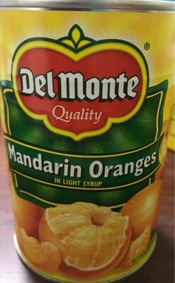 Del Monte, Mandarin Oranges In Light Syrup