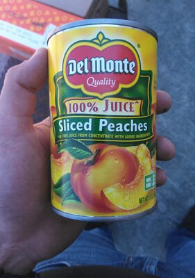 100% Juice Sliced Peaches