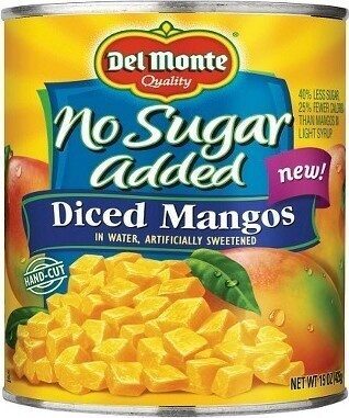 No Sugar Added Diced Mangos In Water