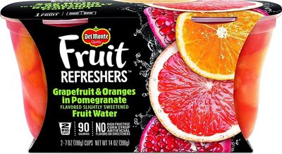 Fruit Water, Grapefruit, Orange, Pomegranate