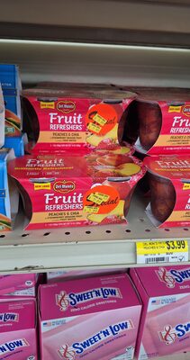 Fruit & Chia, Peaches On Strawberry Dragon Fruit