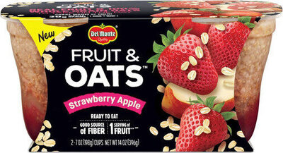 Strawberry Apple Real Fruit & 100% Whole Grain Oats, Strawberry Apple