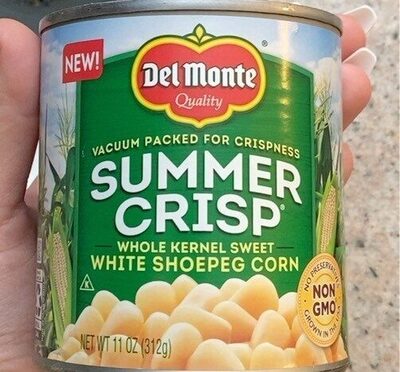 Whole Kernel Sweet White Shoepeg Corn
