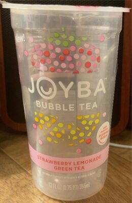 Strawberry Lemonade Green Bubble Tea
