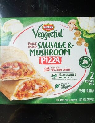 Sausage & Mushroom Plant Based Pizza, Sausage & Mushroom