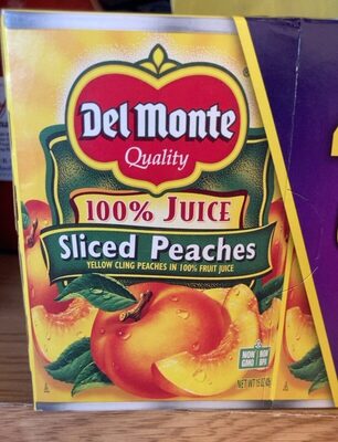 Yellow Cling Sliced Peaches In 100% Fruit Juice, 100% Fruit Juice