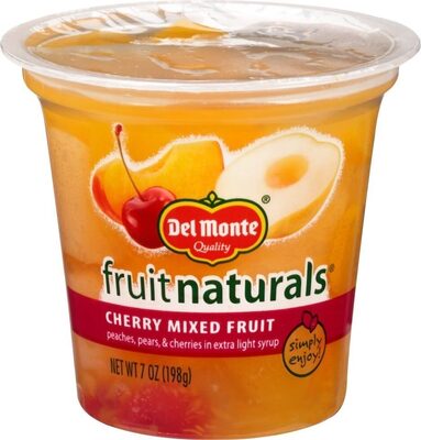 Del Monte Fruit Naturals Cherry Mixed Fruit, 7 Oz
