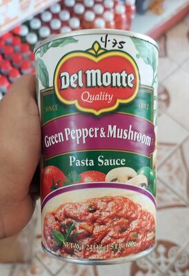 Green Pepper & Mushroom Pasta Sauce, Green Pepper & Mushroom