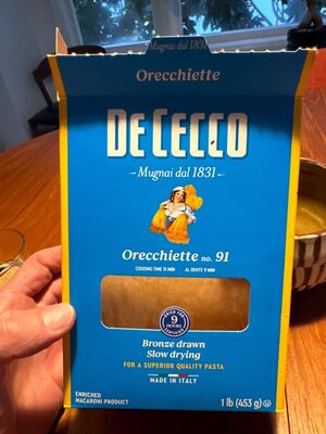 Orecchiette No. 91 Pasta