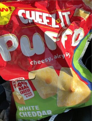 White Cheddar Cheesy Baked Snacks, White Cheddar
