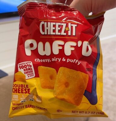 Double Cheese Cheesy Baked Snacks, Double Cheese