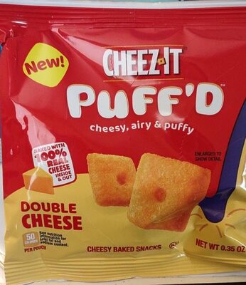 Double Cheesy Baked Snacks, Double Cheese