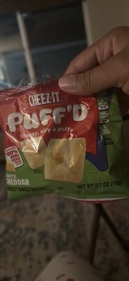 White Cheddar Cheesy Baked Snacks, White Cheddar