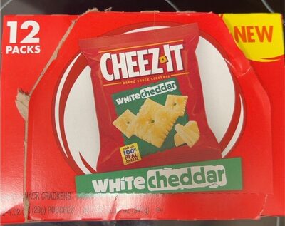 White Cheddar Baked Snack Crackers, White Cheddar