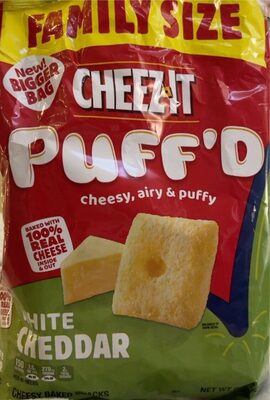 White Cheddar Cheesy Baked Snacks, White Cheddar