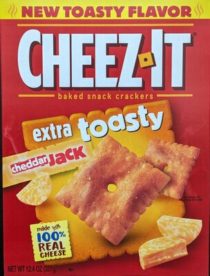 Extra Toasty Cheddar Jack Baked Snack Crackers, Cheddar
