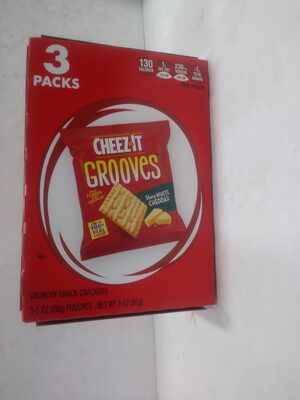 Sharp White Cheddar Crunchy Snack Crackers, Sharp White Cheddar