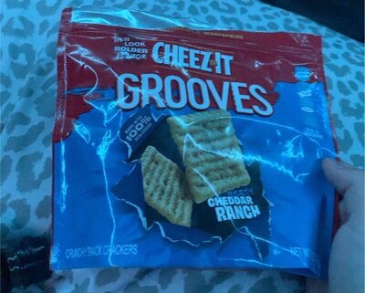 Kellogg's Cheez It Crackers Grooves Cheddar Ranch 6oz