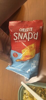 Cheddar Sour Cream & Onion Flavored Cheesy Baked Snacks, Cheddar Sour Cream & Onion
