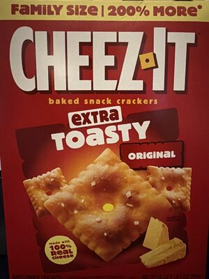 Kellogg's Cheez It Crackers Extra Toasty 21oz