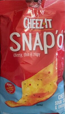 Cheddar Sour Cream & Onion Flavored Cheesy Baked Snacks, Cheesy Baked Snacks