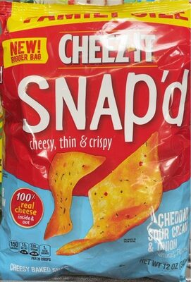 Cheddar Sour Cream & Onion Cheesy Baked Snacks, Cheddar; Sour Cream; Onion
