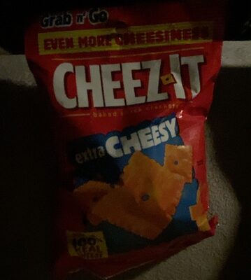 Extra Cheesy Baked Snack Crackers, Extra Cheesy