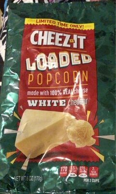 White Cheddar Loaded Popcorn, White Cheddar