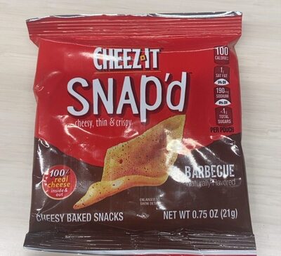 Barbecue Flavored Cheesy Baked Snacks, Barbecue
