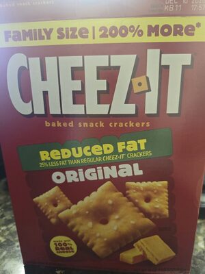 Kellogg's Cheez It Crackers Reduced Fat 19oz