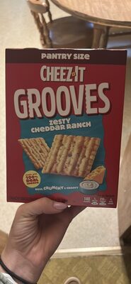 Kellogg's Cheez It Crackers Grooves Cheddar Ranch 9oz