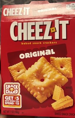 Kellogg's Cheez It Crackers Original 7oz