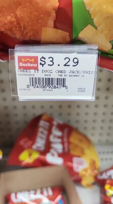 Kellogg's Cheez It Crackers Duoz Cheddar/Baby Swiss 4.3oz