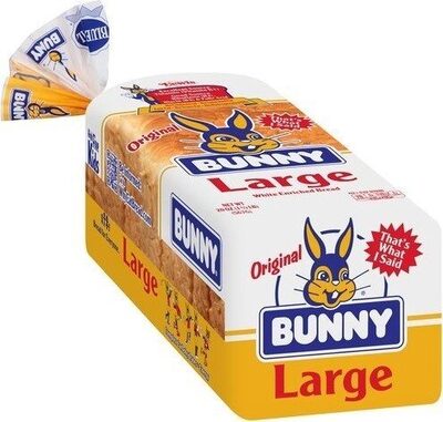 Original Large White Enriched Bread, Original