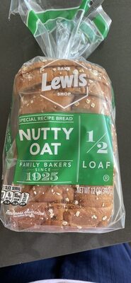 Nutty Oat Special Recipe 1/2 Loaf Bread, Nutty Oat