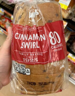 Cinnamon Swirl Special Recipe Bread, Cinnamon Swirl