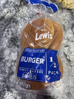 Burger Special Recipe Buns, Burger