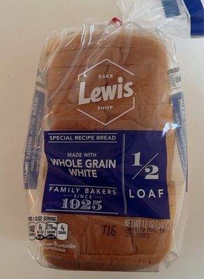Whole Grain White Bread, Whole Grain White