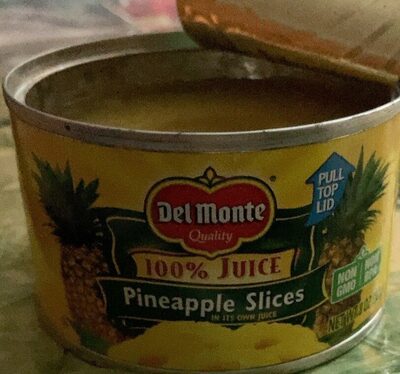 Pineapple Slices In Its Own Juice