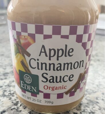 Apple Cinnamon Organic Sauce, Apple Cinnamon