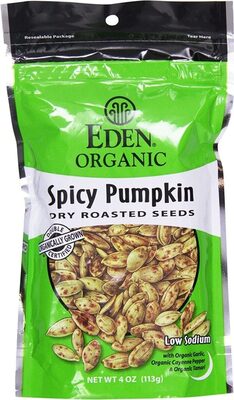 Spicy Dry Roasted Organic Pumpkin Seed, Spicy Dry Roasted