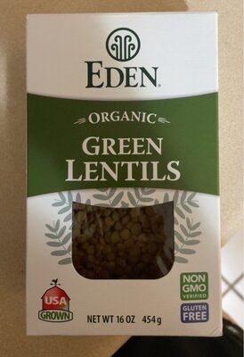 Organic Green Lentils