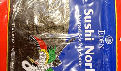 Toasted Sea Vegetable Sushi Nori